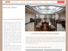 Tablet Screenshot of hotelmayadeluxe.com