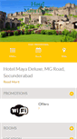 Mobile Screenshot of hotelmayadeluxe.in